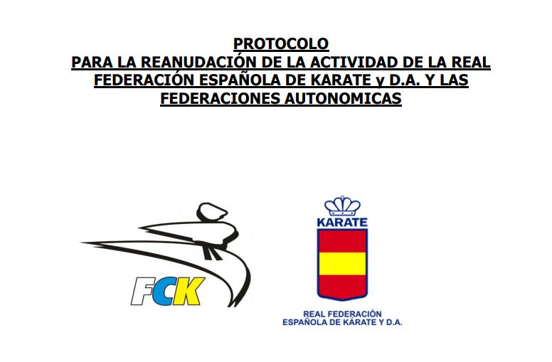 logos de la fede canaria y española de karate