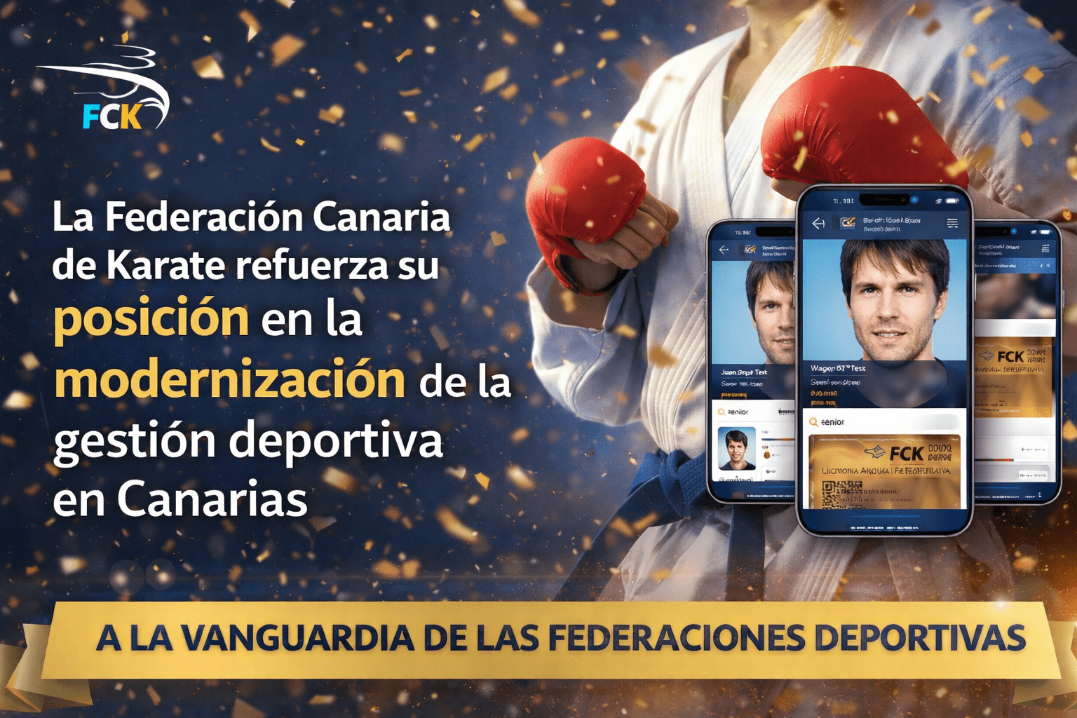 La Federación Canaria de Karate refuerza su posición en la modernización de la gestión deportiva en Canarias